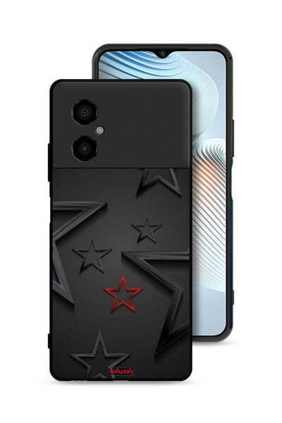 Tolwak غطاء حماية لهاتف Xiaomi Poco M4 5G بنقشة نجوم