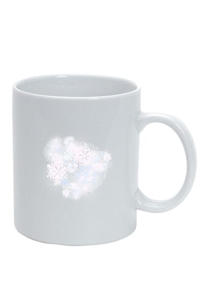 INOVATIX Εξατομικευμένη λευκή κούπα, Χιονονιφάδες, λευκό, D211, INOVATIX®. 330ml