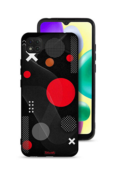 Tolwak غطاء حماية لهاتف شاومي ريدمي 9 سي بنمط دائري ومتقاطع