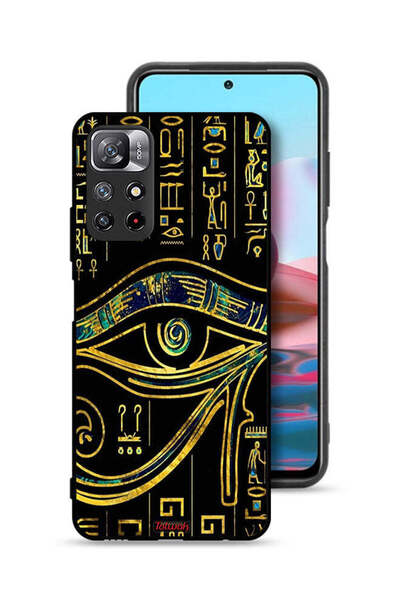 Tolwak غطاء حماية لهاتف شاومي ريدمي نوت 11 4G بتصميم عين فنية