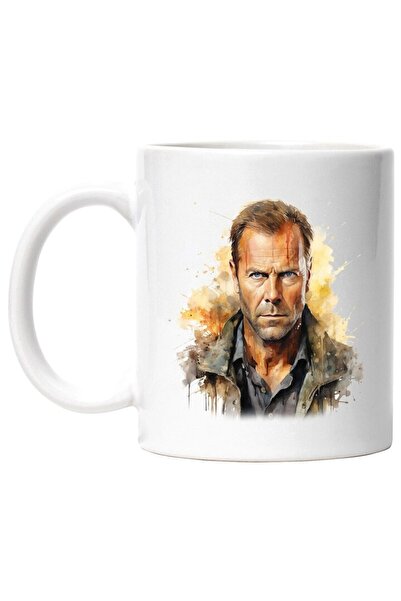 INOVATIX Cana alba personalizata, Barbat, Personaj, Jacheta, Sange, Camasa, I...