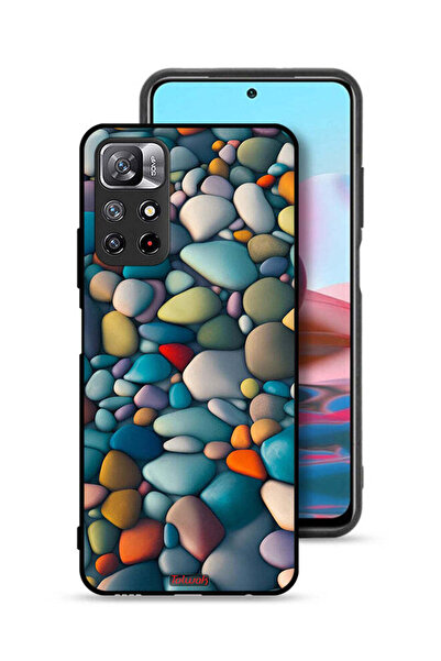 Tolwak غطاء حماية لهاتف شاومي ريدمي نوت 11 4G بنمط تجريدي من الأحجار