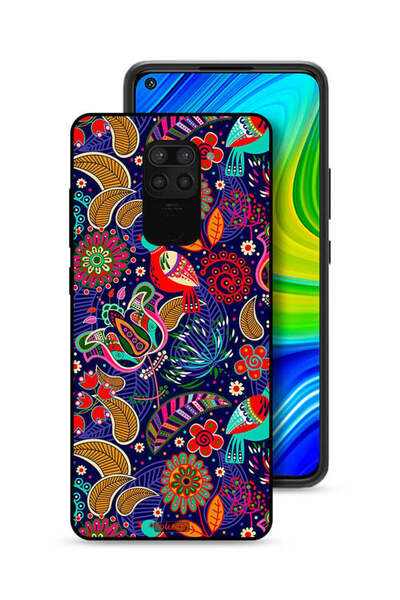 Tolwak غطاء حماية لهاتف شاومي ريدمي نوت 9 بنقشة طيور وزهور