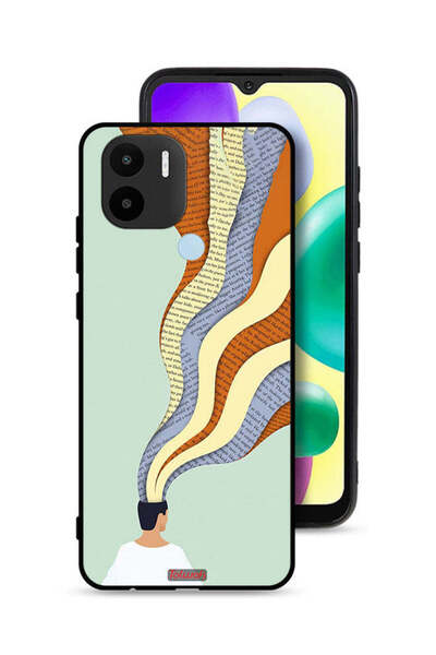 Tolwak غطاء حماية Xiaomi Redmi A1 Plus - تصميم فني مع رسومات Data In Mind