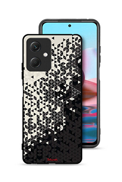Tolwak غطاء حماية لهاتف شاومي ريدمي نوت 12 بنمط مثلث فني رقمي