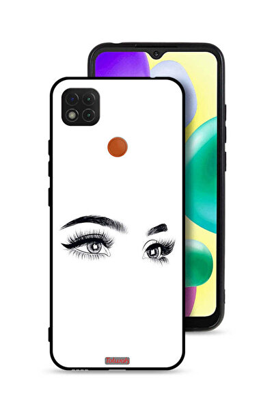 Tolwak Xiaomi Redmi 9C Protective Case Cover Eyes Art