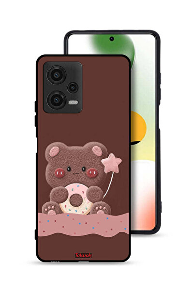 Tolwak غطاء حماية شاومي بوكو X5 على شكل دب دونات