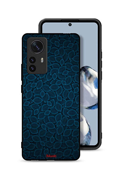 Tolwak غطاء حماية لهاتف شاومي 12 برو بنقشة أوراق الشجر الفنية الرقمية