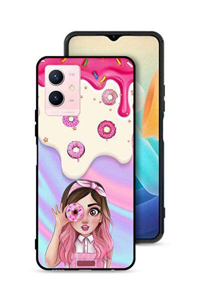 Tolwak Vivo Y33s 5G Protective Case Cover Holding Donut