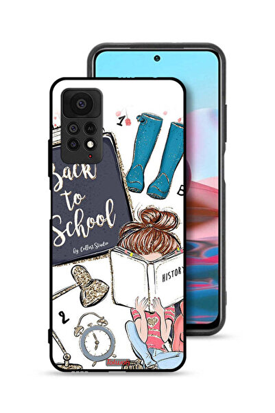 Tolwak غطاء حماية لهاتف شاومي ريدمي نوت 11 برو 5G، فتاة العودة إلى المدرسة تق...