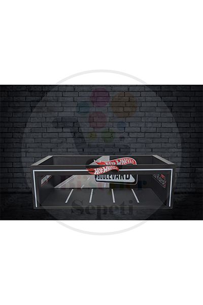 Bi'şeyler Sepeti Boulevard 1:64 Diorama Garage Parking Diecast - Car Not Included.