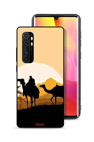 Tolwak غطاء حماية لهاتف شاومي مي نوت 10 لايت برسومات جمال في الصحراء