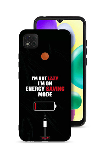 Tolwak غطاء حماية لهاتف شاومي ريدمي 10A أنا لست كسولاً، أنا في وضع توفير الطاقة