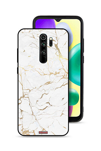 Tolwak غطاء حماية لهاتف شاومي ريدمي نوت 8 برو بنمط رخامي