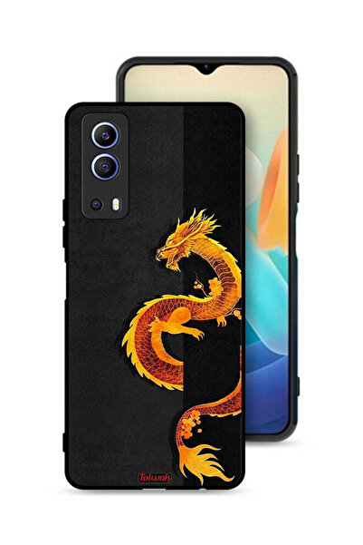 Tolwak Vivo Y72 5G Protective Case Cover Dragon Art
