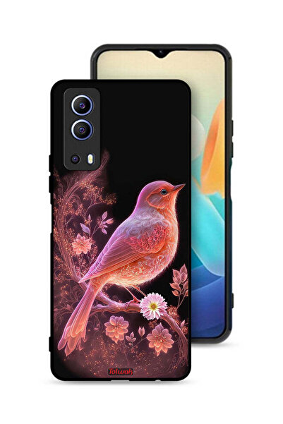 Tolwak غطاء حماية لهاتف Vivo Y72 5G برسومات طيور لطيفة
