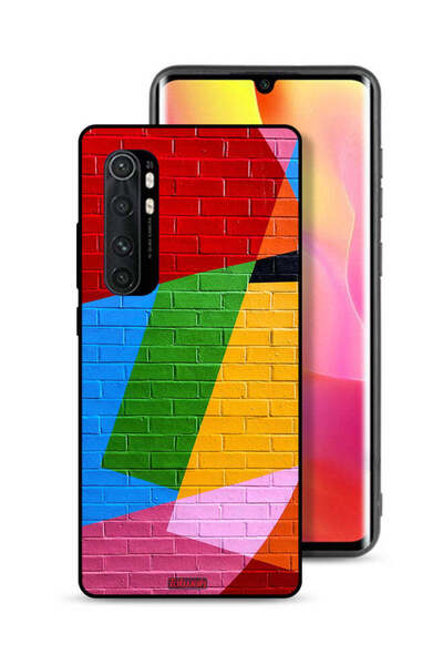 Tolwak غطاء حماية لهاتف شاومي مي نوت 10 لايت برسومات جدارية ملونة