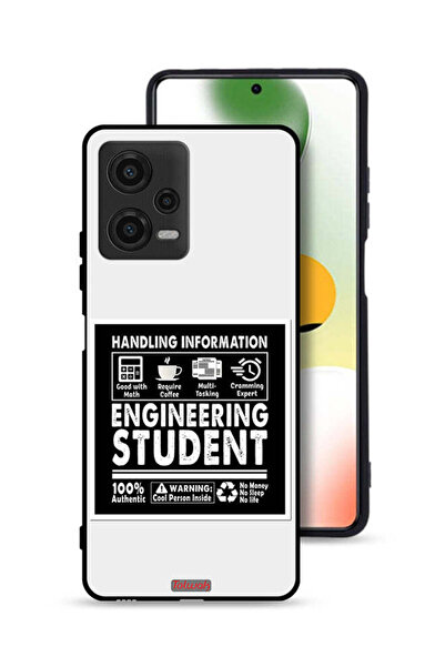 Tolwak غطاء حماية لهاتف Xiaomi Poco X5 - ملصق طالب هندسة