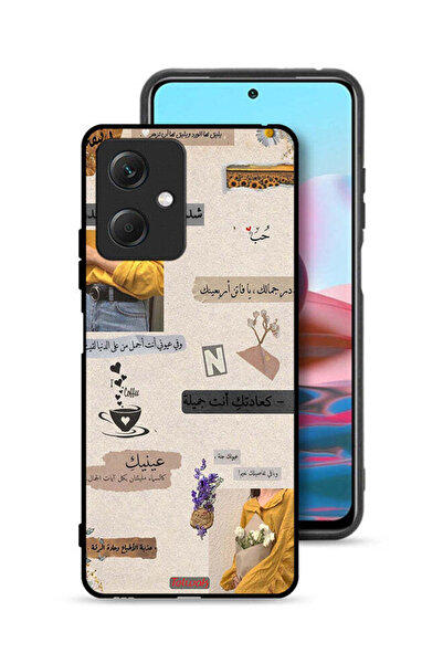 Tolwak غطاء حماية لهاتف شاومي ريدمي نوت 12 بعبارات حب عربية