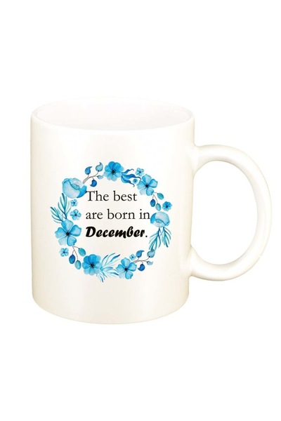 INOVATIX Cana alba personalizata, Flori, The best are born in..., D1073, INOV...