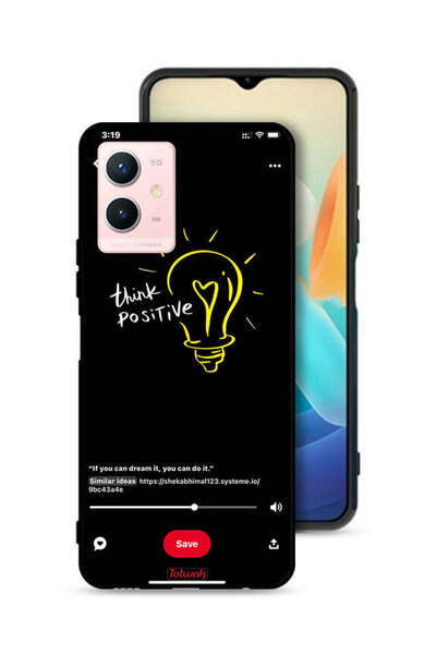 Tolwak غطاء حماية لهاتف Vivo Y33s 5G - فكر بإيجابية