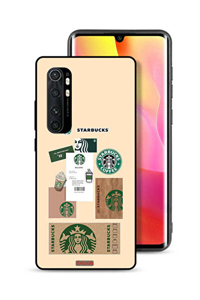 Tolwak غطاء حماية لهاتف شاومي مي نوت 10 لايت - ملصق قهوة