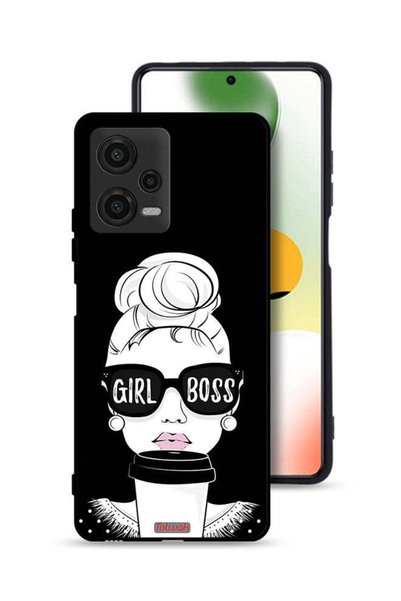 Tolwak غطاء حماية لهاتف Xiaomi Poco X5 بتصميم Girl Boss
