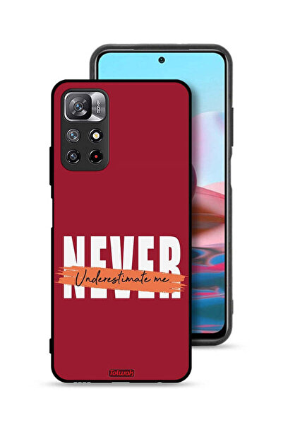 Tolwak غطاء حماية لهاتف شاومي ريدمي نوت 11 4G - لا تستهن بي أبدًا