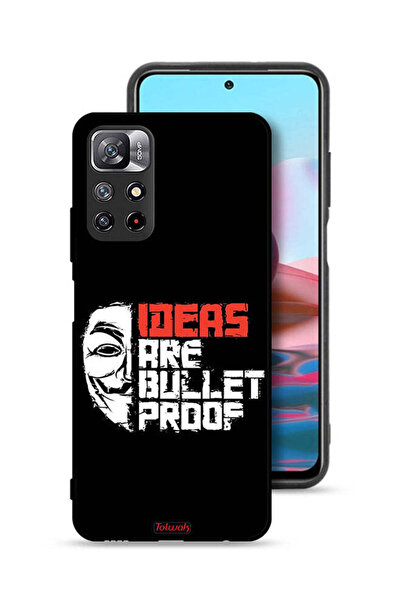 Tolwak أفكار غطاء الحماية لهاتف Xiaomi Redmi Note 11S مضادة للرصاص