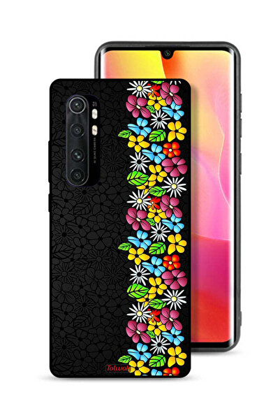 Tolwak غطاء حماية لهاتف شاومي مي نوت 10 لايت - زهور
