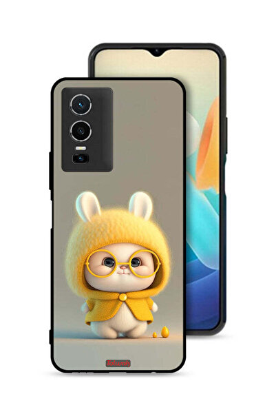 Tolwak غطاء حماية لهاتف Vivo Y76 5G بتصميم أرنب صغير