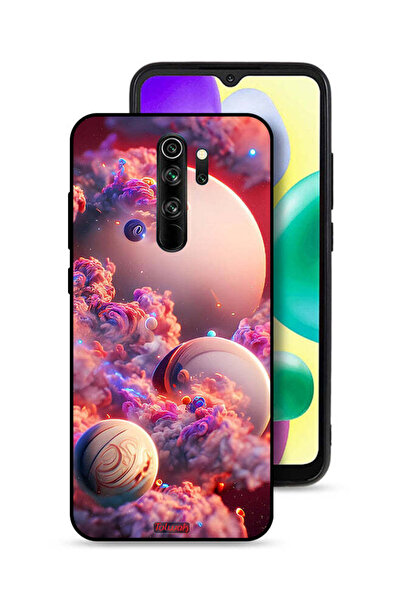 Tolwak Xiaomi Redmi Note 8 Pro Protective Case Cover Clouds Abstract Art
