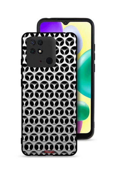 Tolwak Xiaomi Redmi 10C Protective Case Cover Horology Hands Pattern