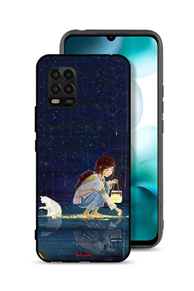 Tolwak غطاء حماية لهاتف Xiaomi Mi 10 Lite 5G برسومات نجوم التجميع