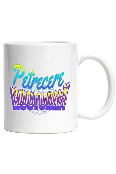 INOVATIX Cana alba personalizata, Petrecere nocturna glob disco distractie, I...