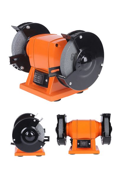Lawazim BMB 350W 8'' Bench Grinder for Metal, Wood, Sharpening, Polishing, Cutting, DIY Use