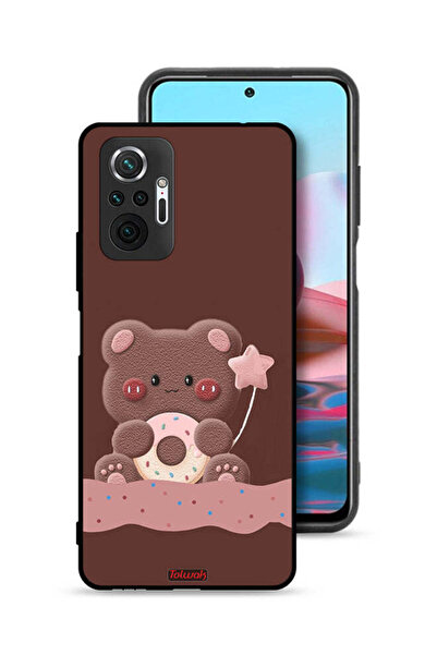 Tolwak غطاء حماية لهاتف شاومي ريدمي نوت 10 برو 4G، دب دونات