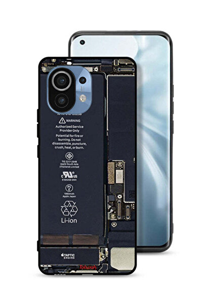 Tolwak غطاء حماية لهاتف Xiaomi Mi 11 بنمط دائرة الهاتف