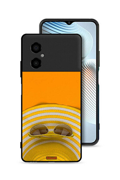 Tolwak Xiaomi Poco M4 5G Protective Case Cover Glasses Hat