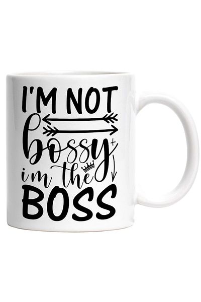 INOVATIX Personalized white mug, for those who are bosses/bosses - wealth business, INOVATIX®. 330ml