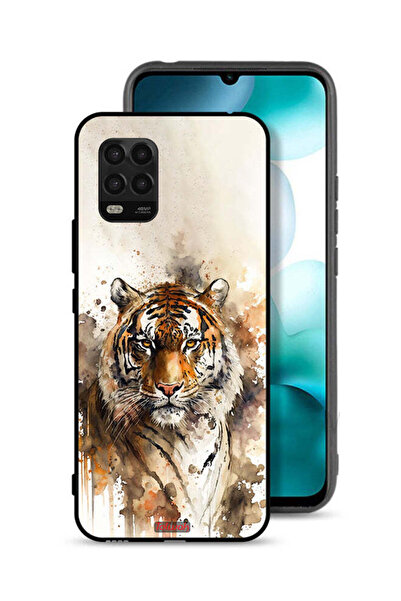 Tolwak غطاء حماية لهاتف شاومي مي 10 لايت 5G بنقشة الفهد التجريدي