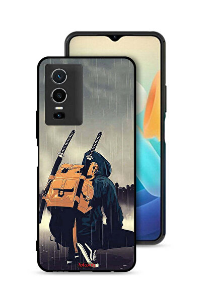 Tolwak غطاء حماية Vivo Y76 5G بتصميم سيف ساموراي الرقمي