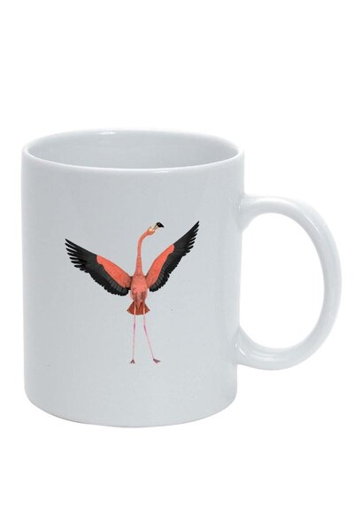 INOVATIX Cana alba personalizata, Pelican, alb, D420, INOVATIX®. 330ml