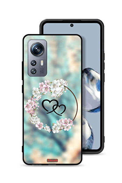 Tolwak غطاء حماية لهاتف Xiaomi 12S بتصميم قلوب في فن الخاتم
