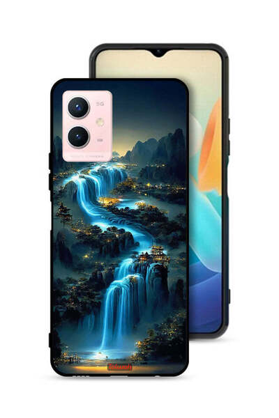 Tolwak غطاء حماية لهاتف Vivo Y33s 5G بتصميم شلال فني