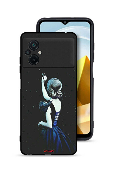 Tolwak غطاء حماية لهاتف Xiaomi Poco M5 4G بتصميم نجمة مؤثرة