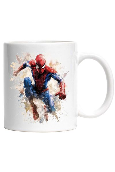 INOVATIX Personalized white mug, Superheroes, Marvel, Spider-Man, Peter Parker, Avengers, INOVATIX®. 330ml