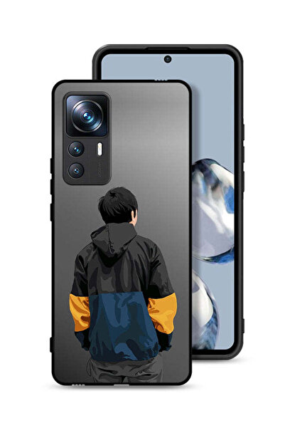 Tolwak غطاء حماية لهاتف Xiaomi 12T Pro بتصميم صورة فنية لولد