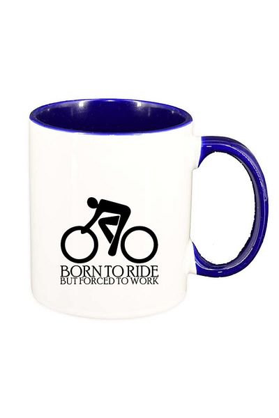 INOVATIX Personalized white mug, Legend, dark blue interior, D84, INOVATIX®. 330ml