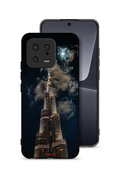 Tolwak Xiaomi 13 Protective Case Cover Burj Khalifa In Night